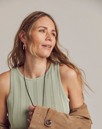 Anthology Peplum Knitted Tank Top