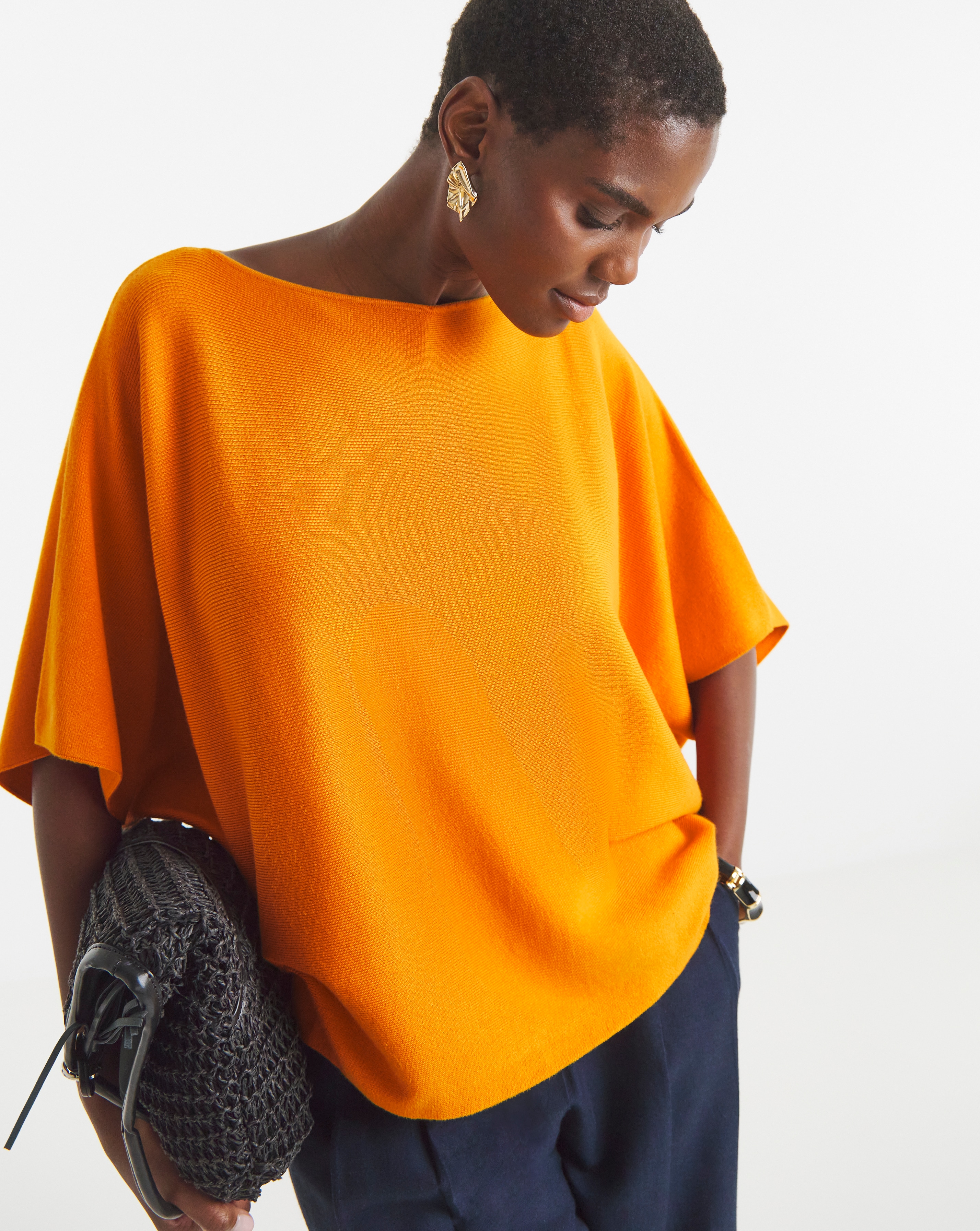 New In - Mango Batwing Knitted Jumper