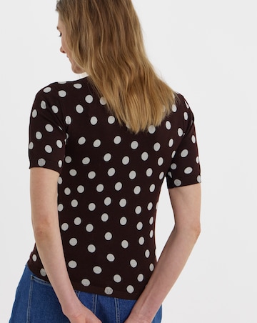 Polka Dot Knitted Jumper