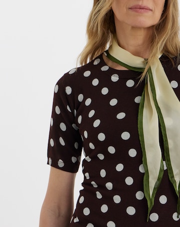 Polka Dot Knitted Jumper