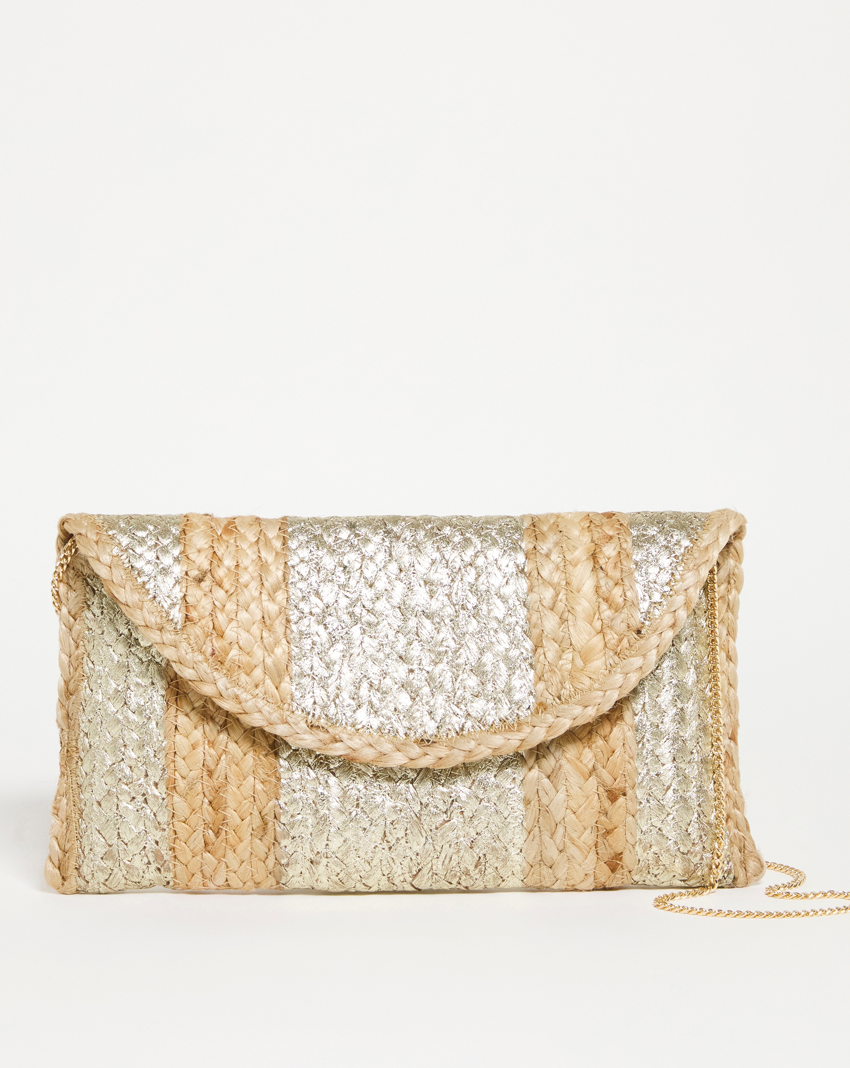 Raffia on sale clutch bag