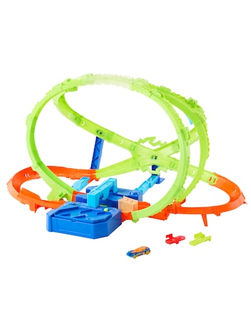 Hot Wheels Stunt Tracks Hypersphere Crash
