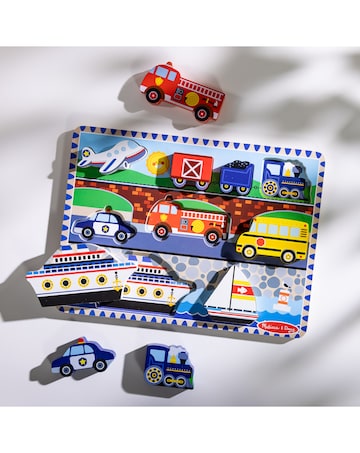 Melissa & Doug - Vehicle Chunky Puzzle