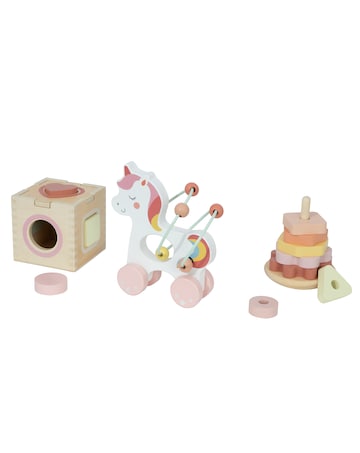Wooden 3 in 1 Box Unicorn