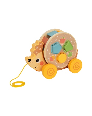 Wooden Pull Along Hedgehog