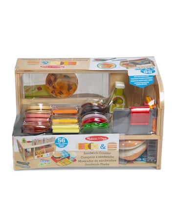 Melissa & Doug - Wooden Slice/Sandwich Counter