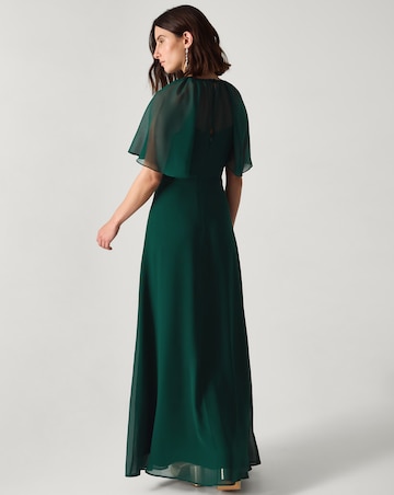Monsoon Mona Angel Sleeve Maxi Dress