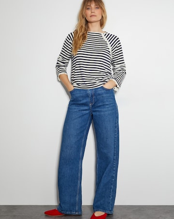 Monsoon Sadie Stripe Jersey Top