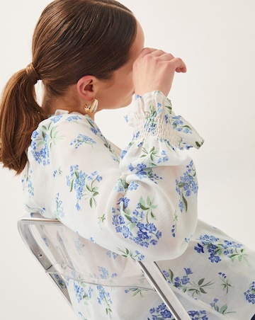 Monsoon Sarah Sheer Floral Blouse