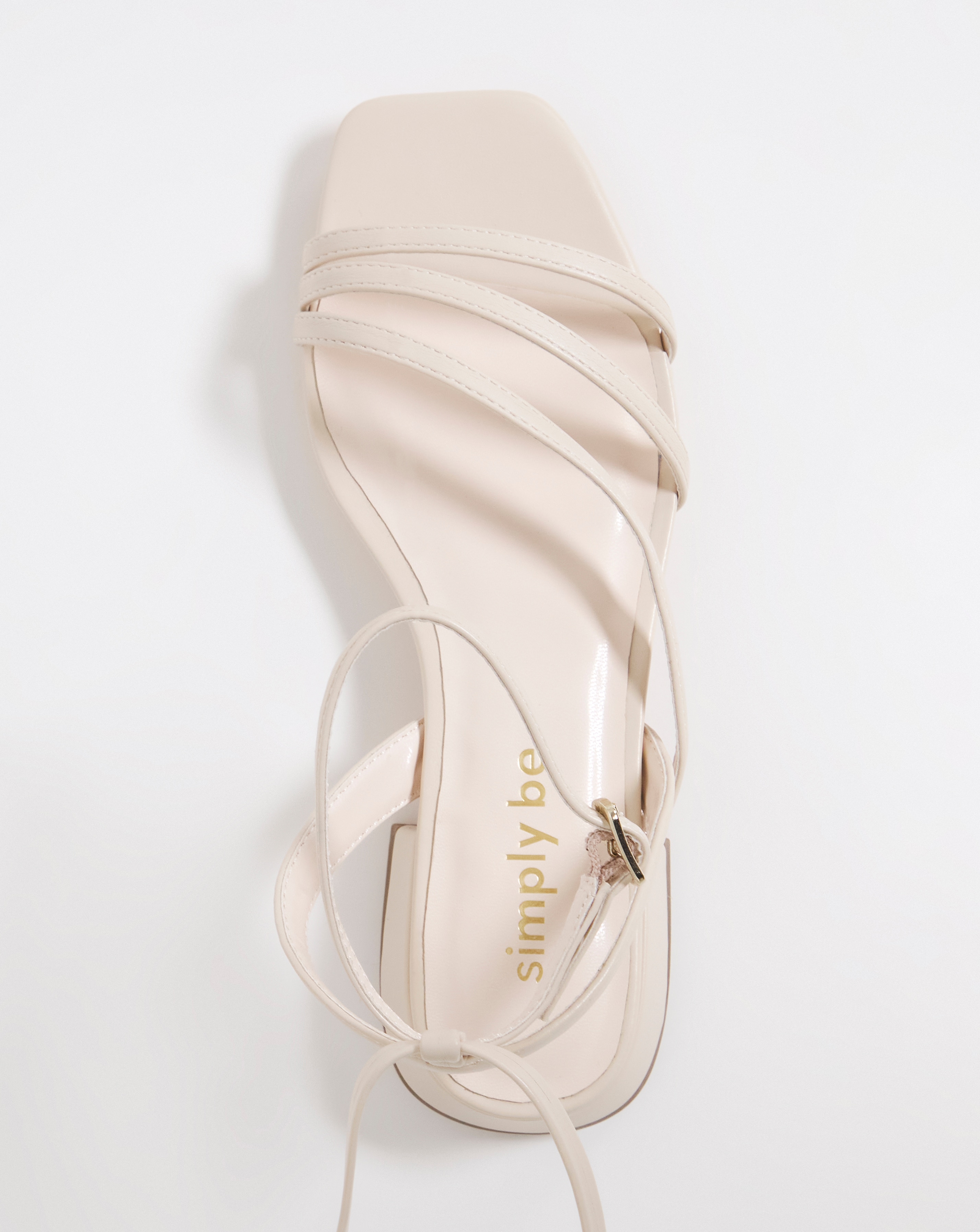 Ivory strappy best sale sandals