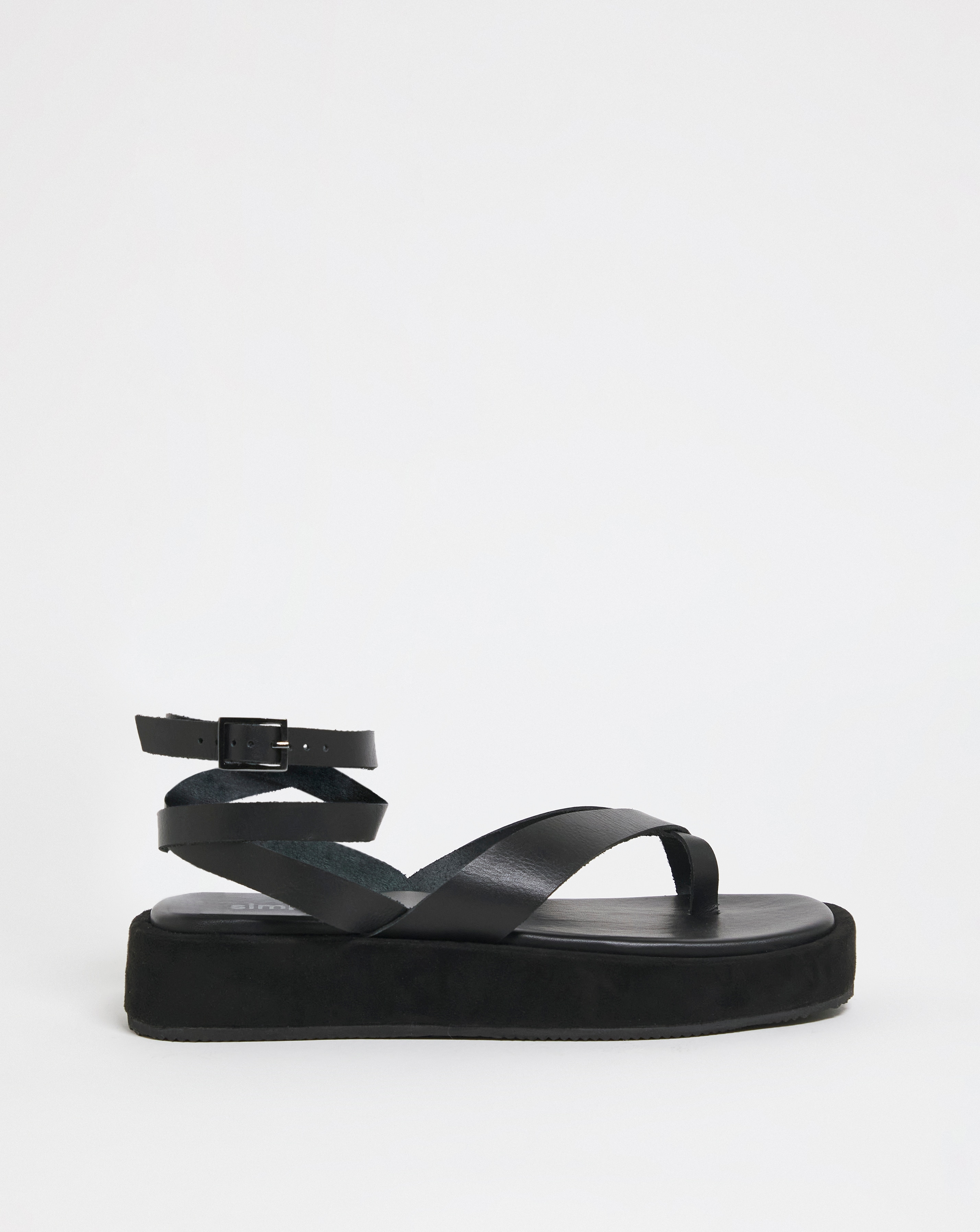 Toe Post Ankle Tie Sandals Ex Wide