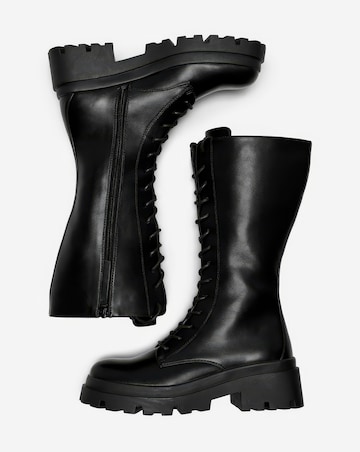 Only Doja Lace Up Chunky Boot Standard Fit
