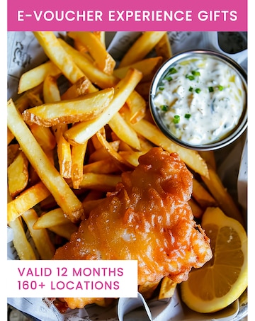Activity Superstore Classic Pub Fish & Chips for Two