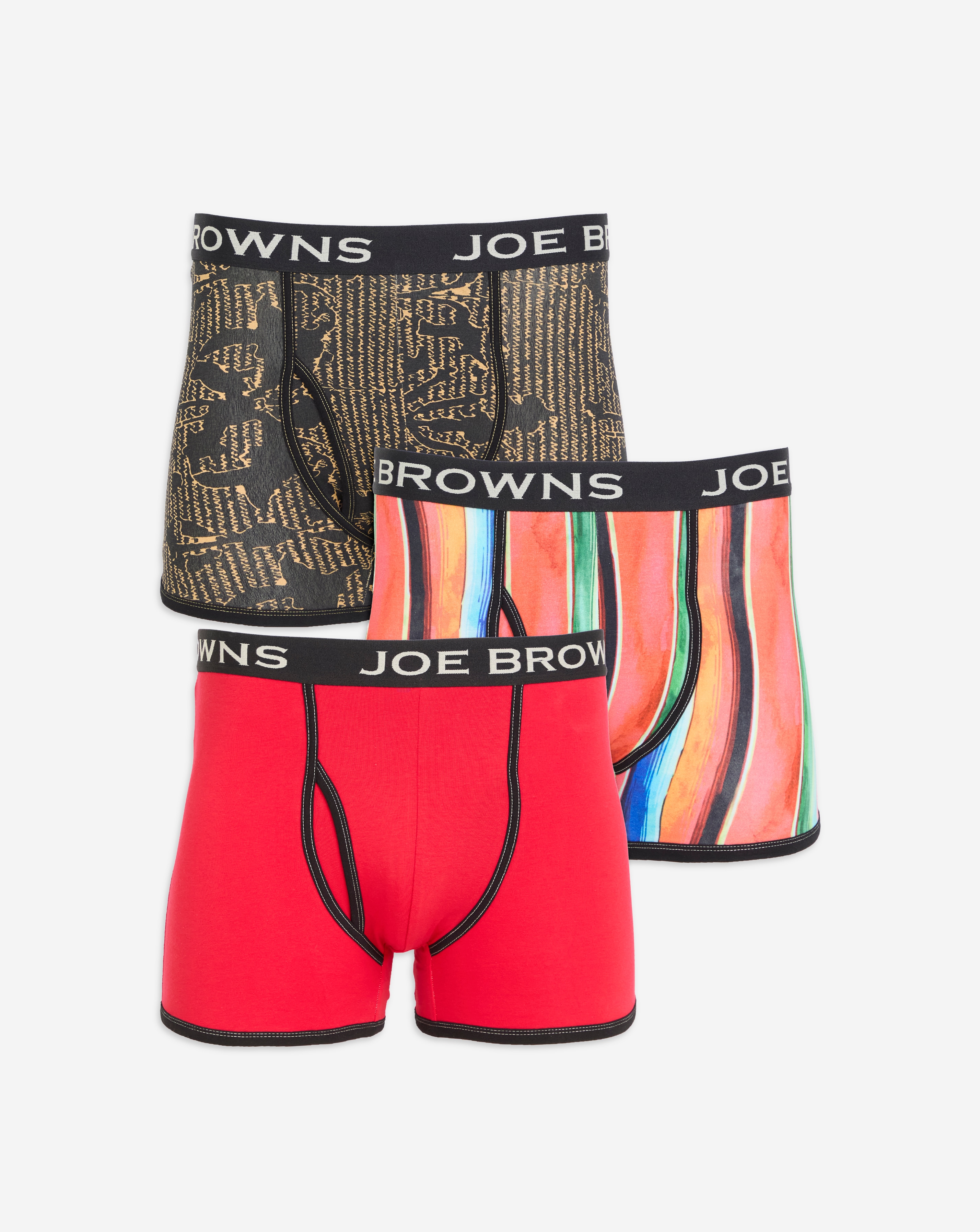 Joe Browns 3 Pack Boxers