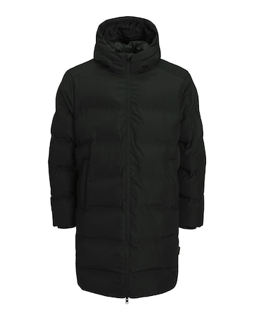 Jack & Jones Soho Longline Puffer Coat - Black