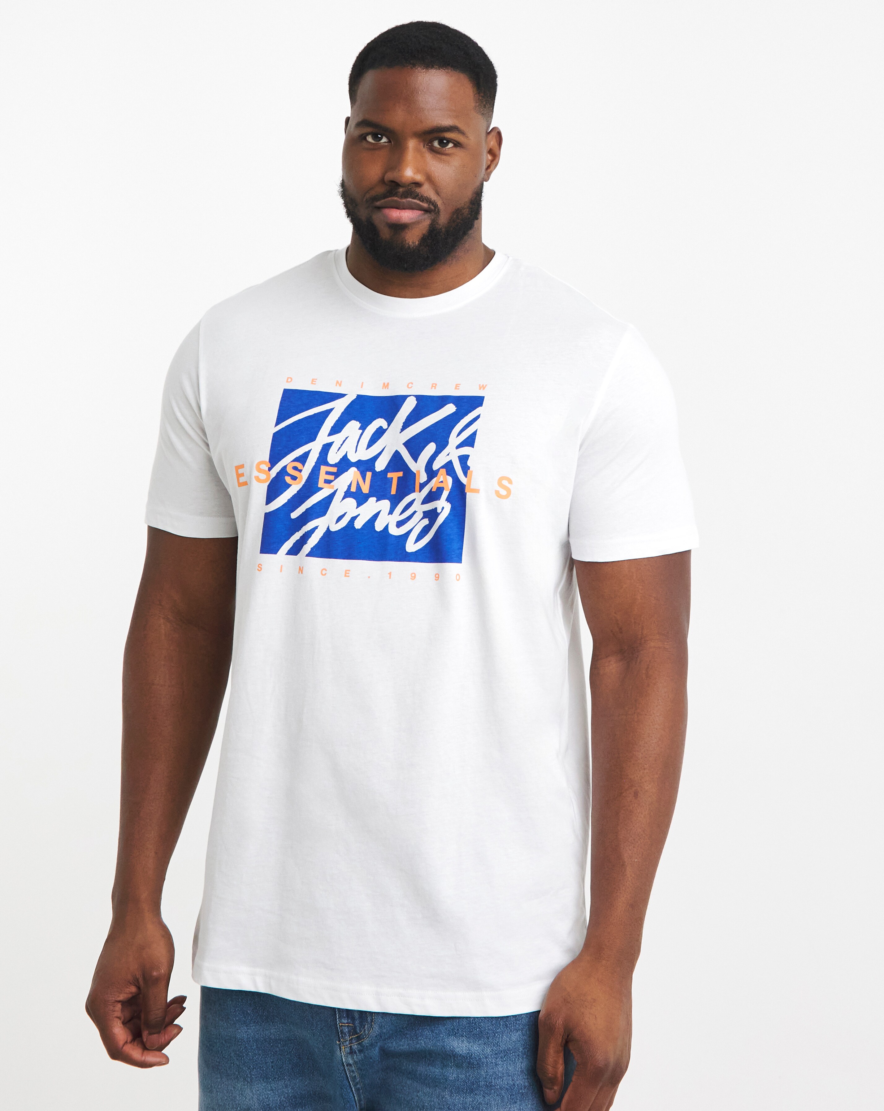 Jack & Jones Colton Logo T-Shirt - White