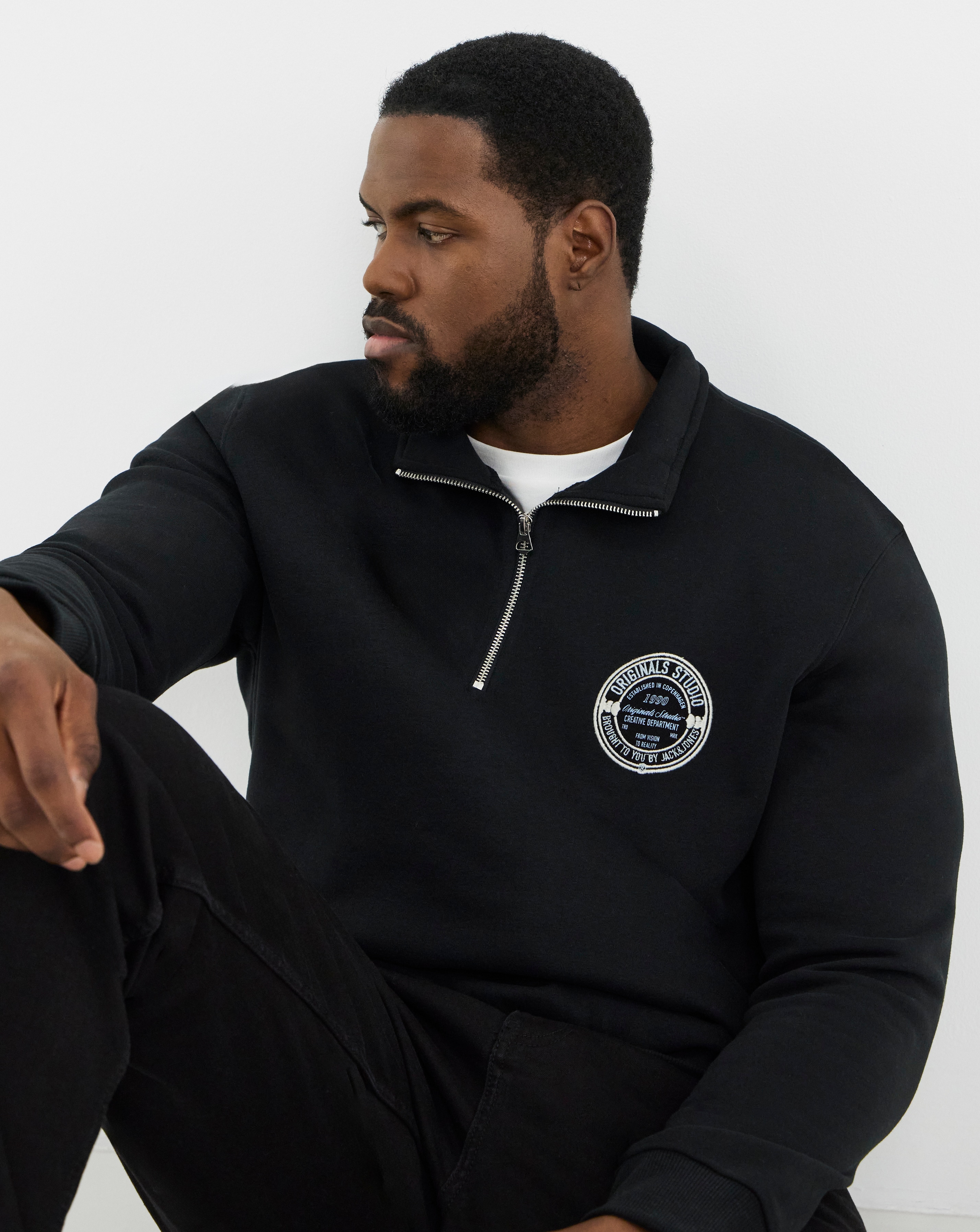 Jack & Jones York 1/4 Zip Sweatshirt
