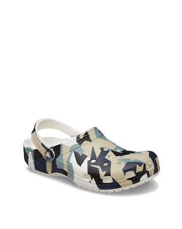 Crocs Geo Camo Clog - Grey/Multi