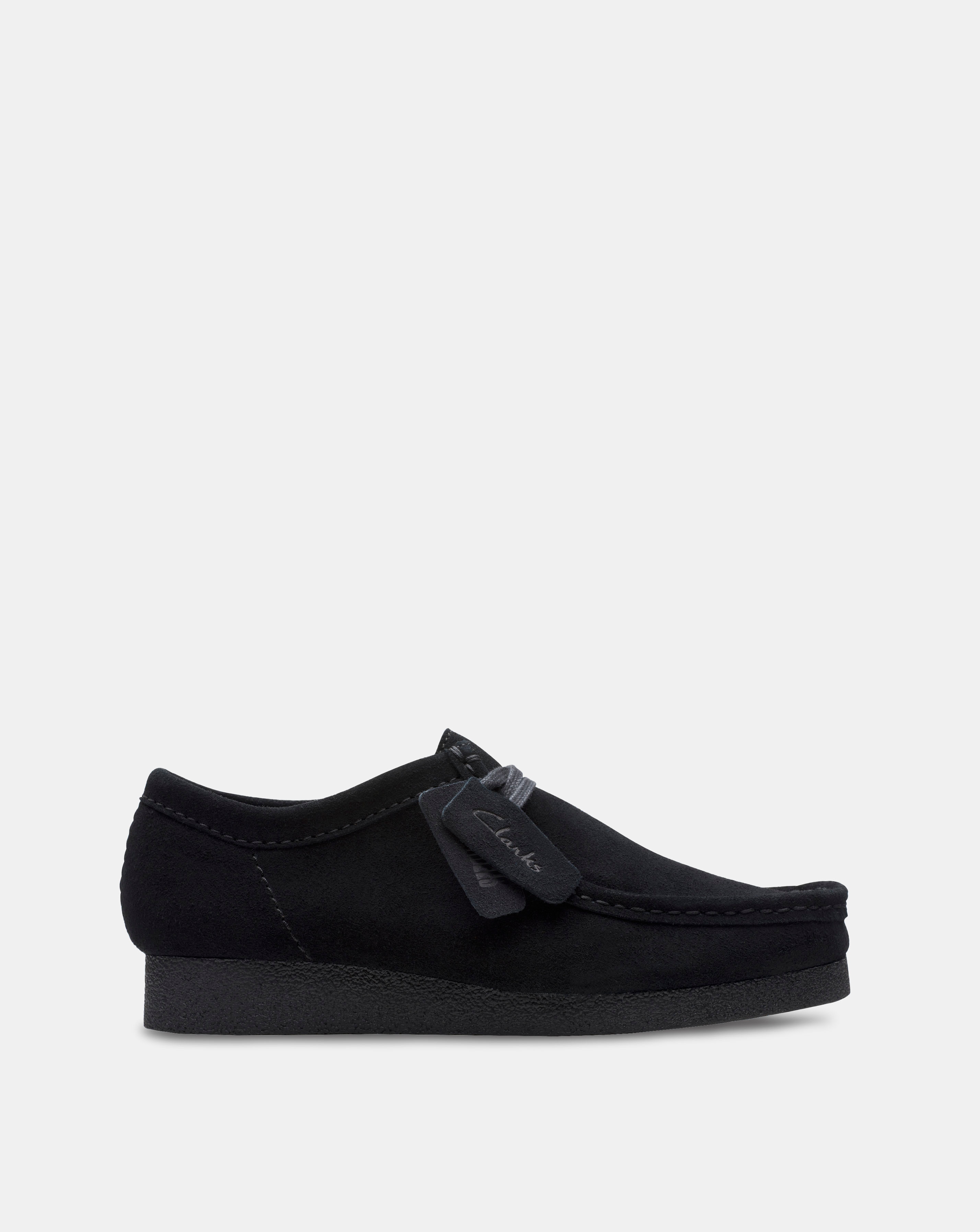 New In - Clarks Wallabee EVO Shoe - Black Suede
