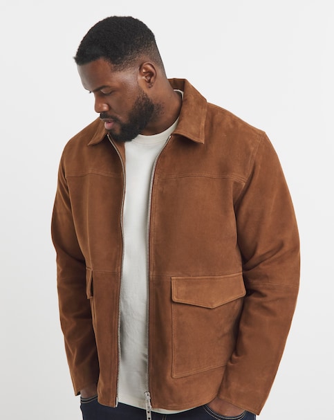 Jack & Jones Premium 100% Suede Jacket