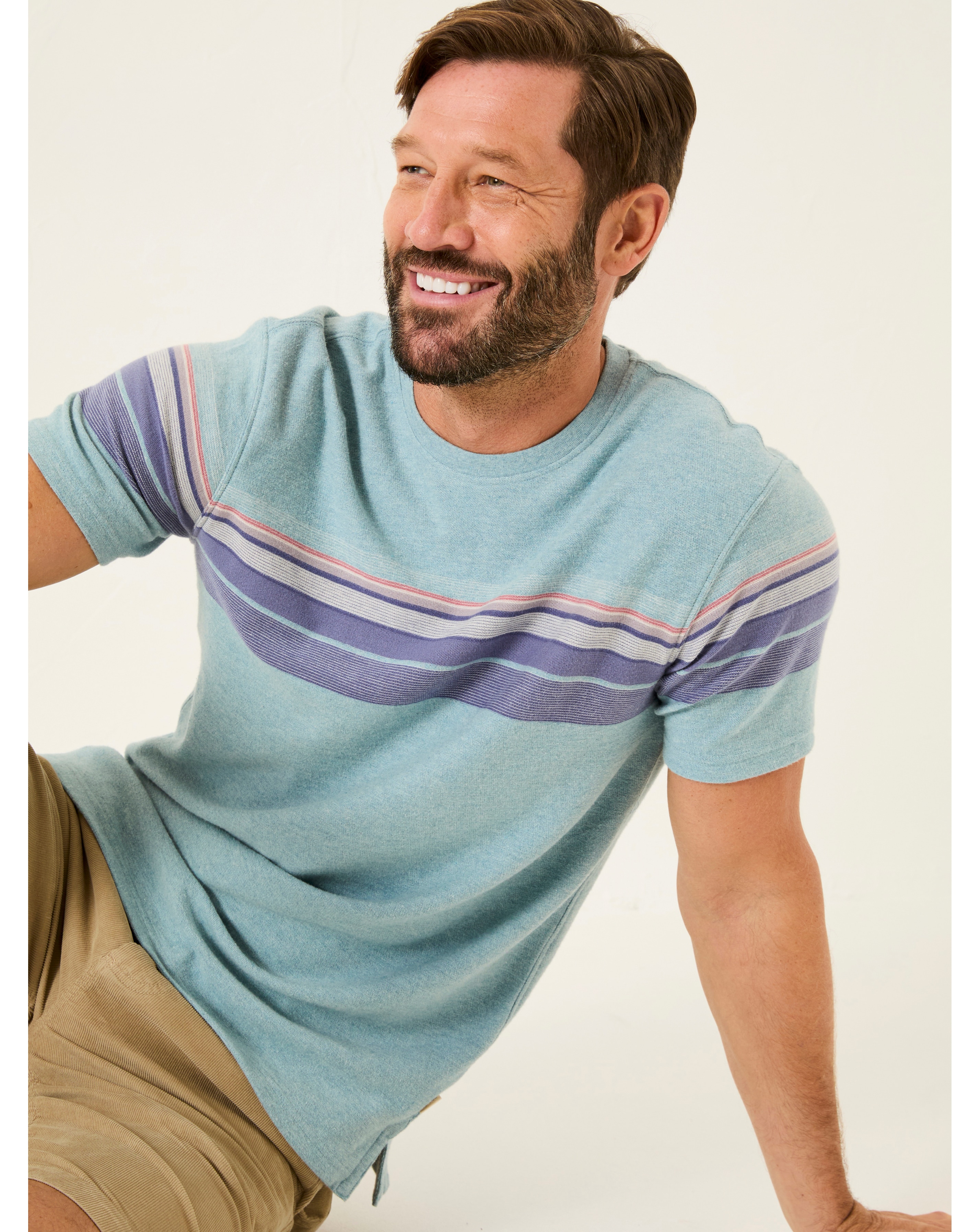 Fatface Jacquard Chest T-Shirt