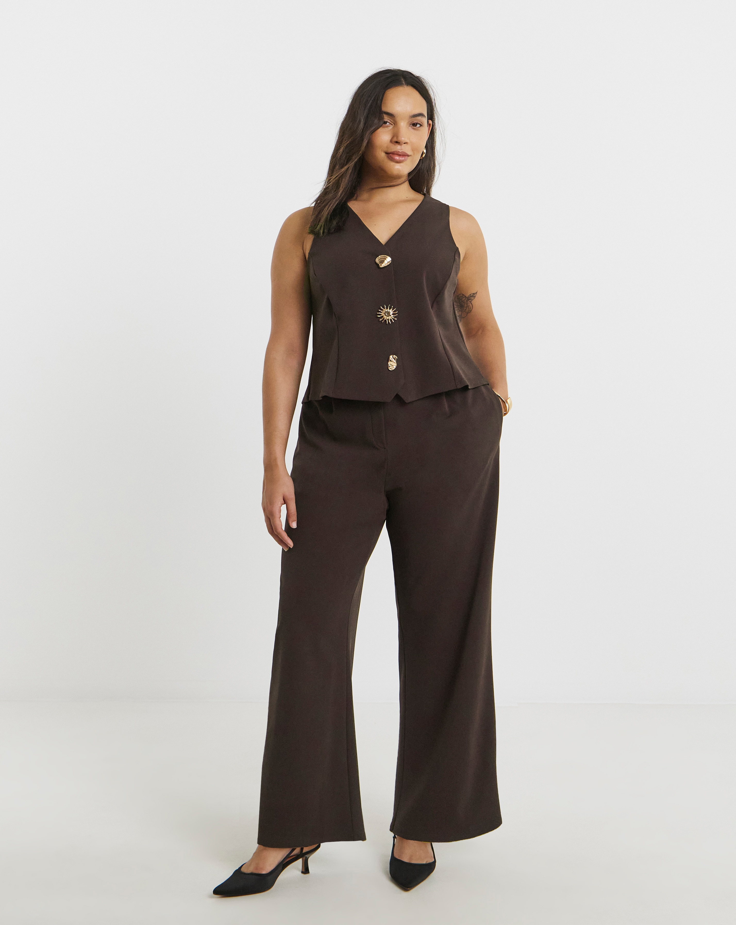 Scuba Crepe Tailored Trouser