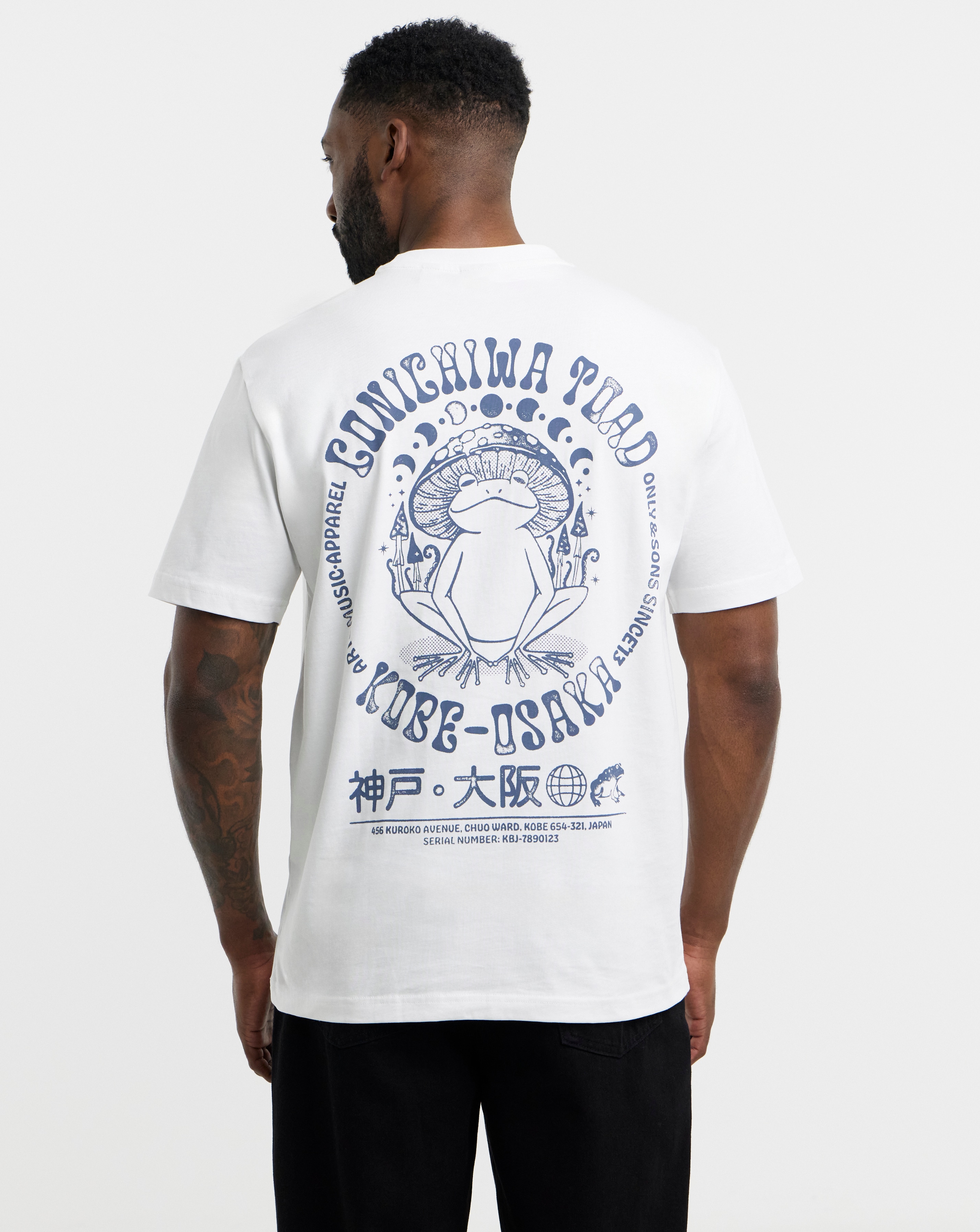 Only & Sons Toad Back Graphic T-Shirt