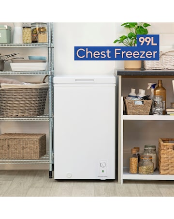 Russell Hobbs RH99CF0E1W 99L Chest Freezer White + Install
