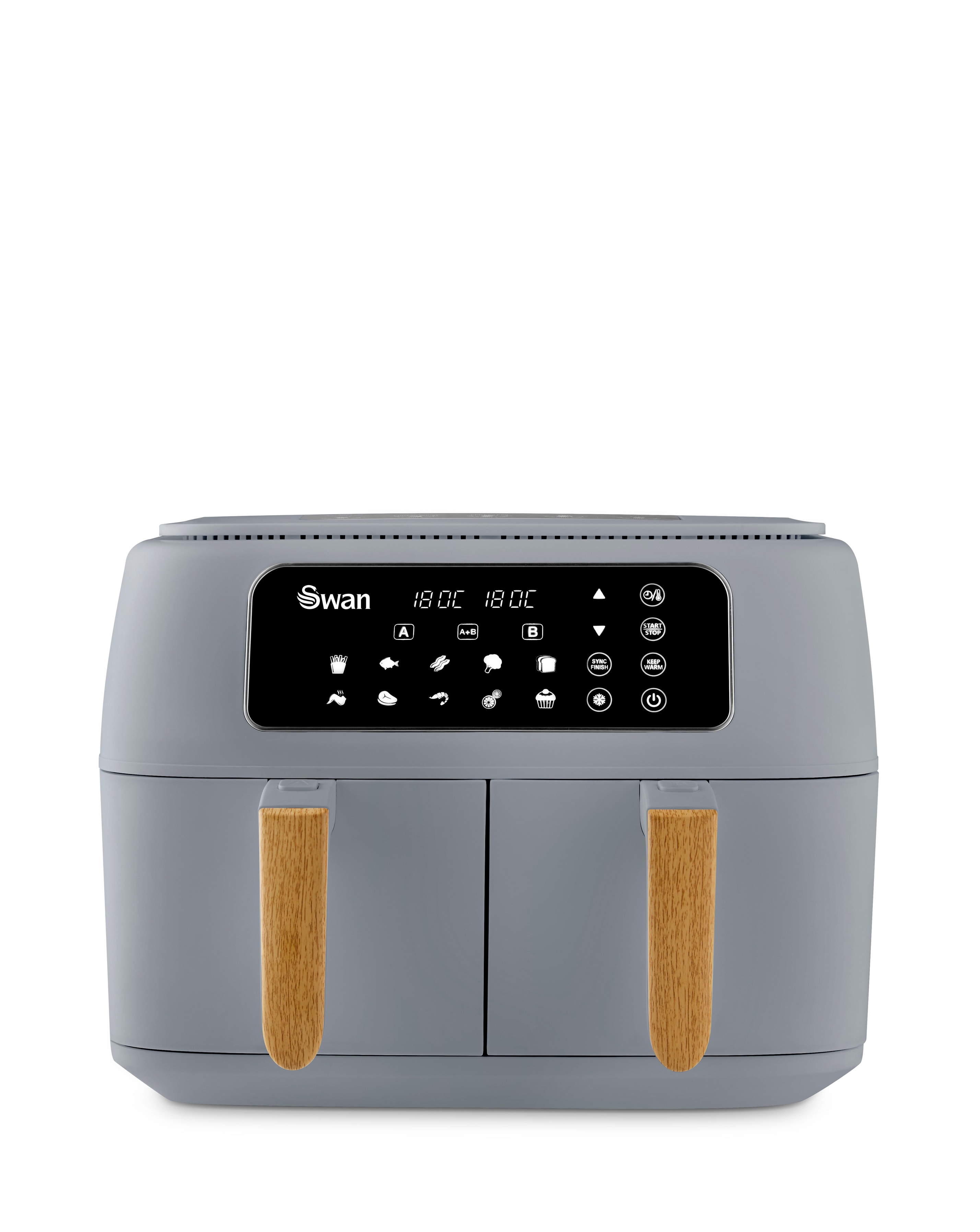 Swan Nordic Grey 8L Digital Air Fryer