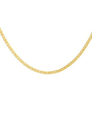 9ct Yellow Gold Flat Woven Chain