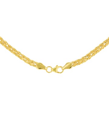 9ct Yellow Gold Flat Woven Chain