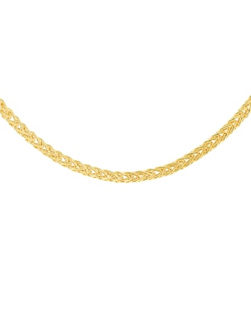 9ct Yellow Gold Flat Woven Chain