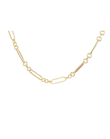 9CT  Gold Hollow Figaro Paper Chain