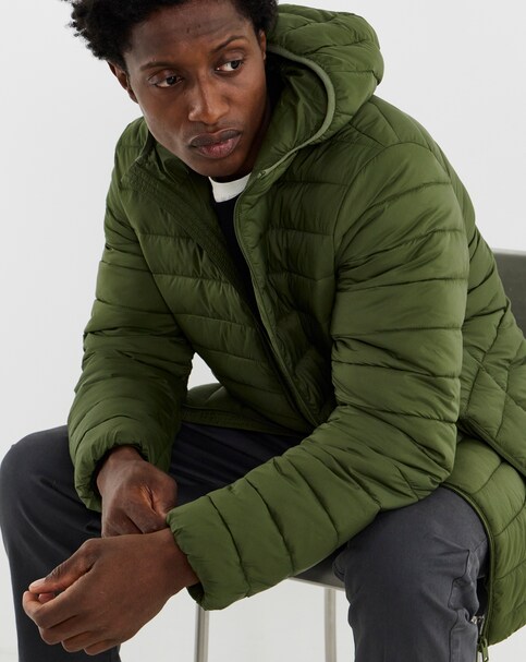 New In - Khaki Lightweight Padded Jacket