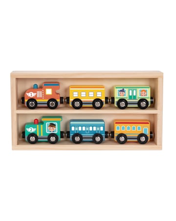 Hi Pando - Wooden Train Box Set