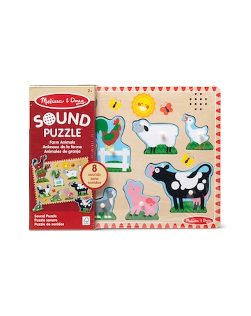 Melissa & Doug Farm Animals Sound Puzzle