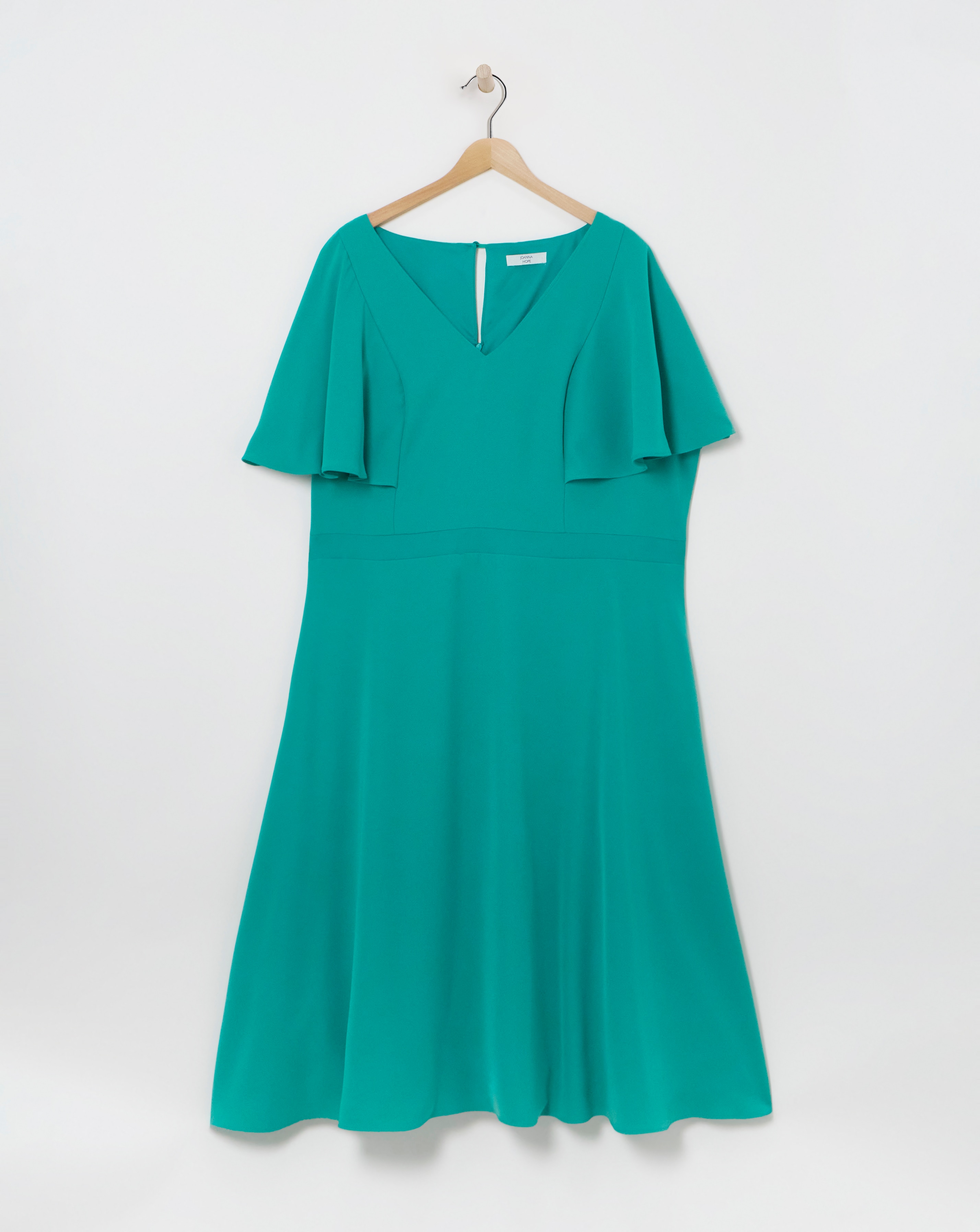 Joanna Hope Green Angel Sleeve Dress