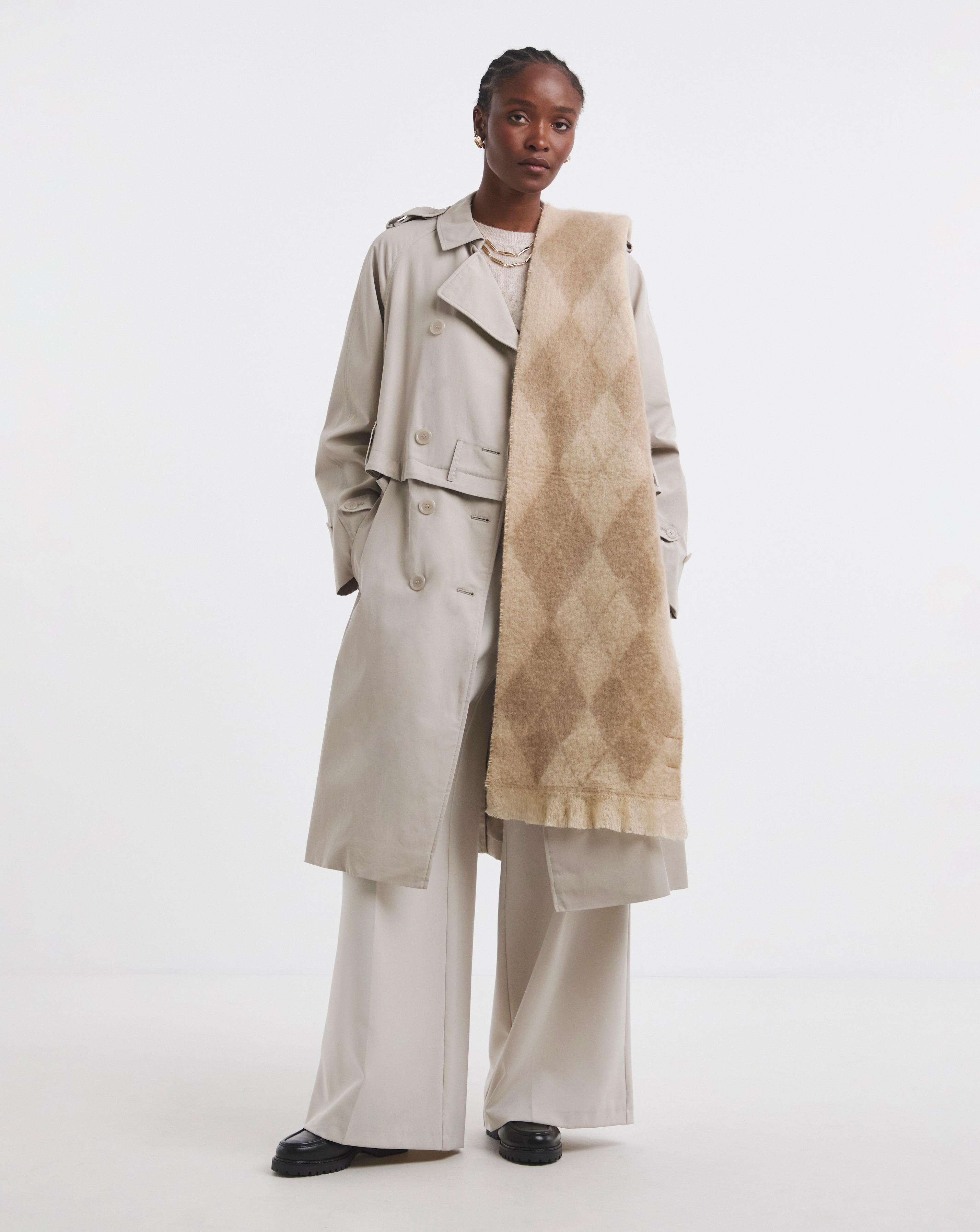 Argyle Blanket Scarf