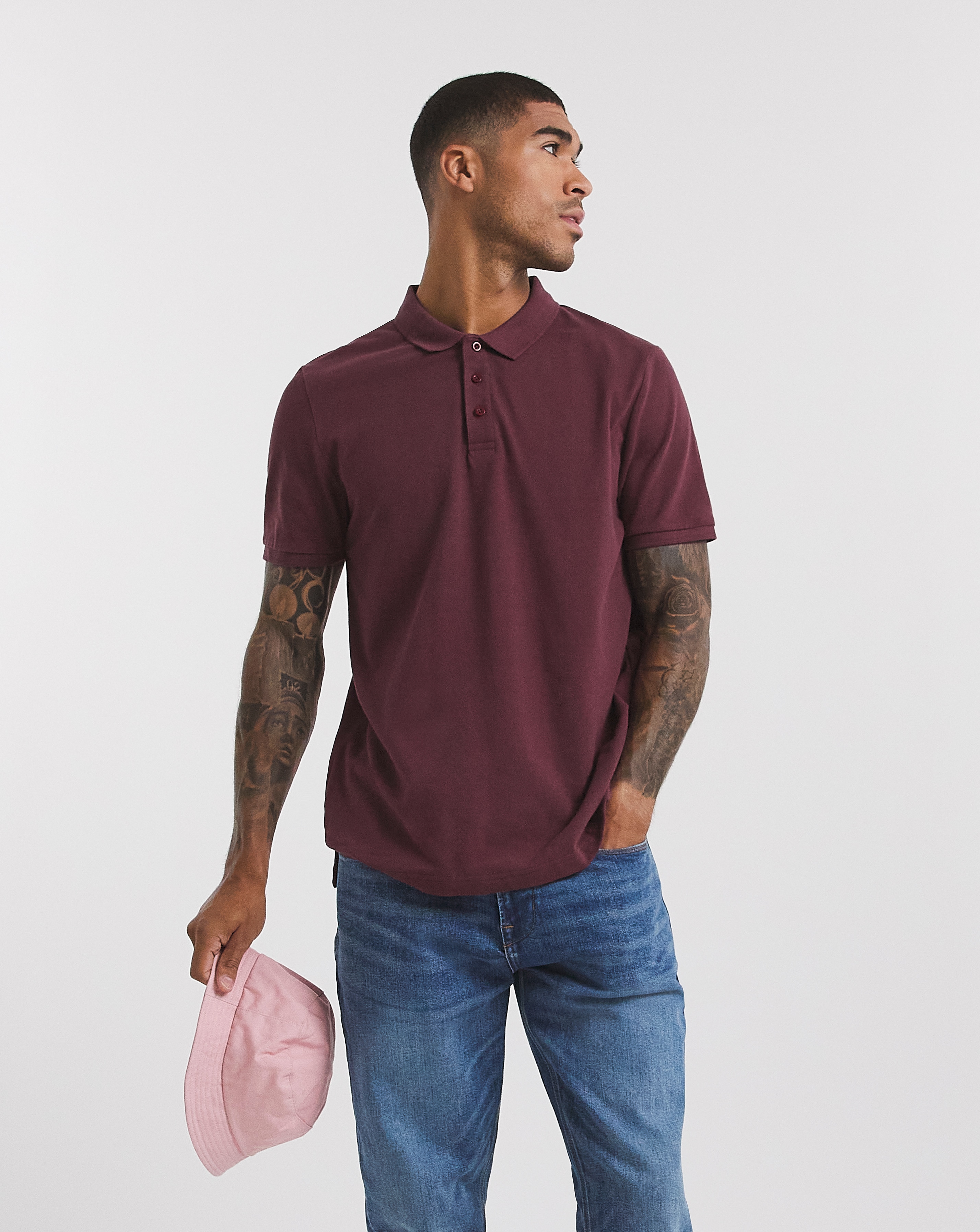 Pure Cotton Pique Polo