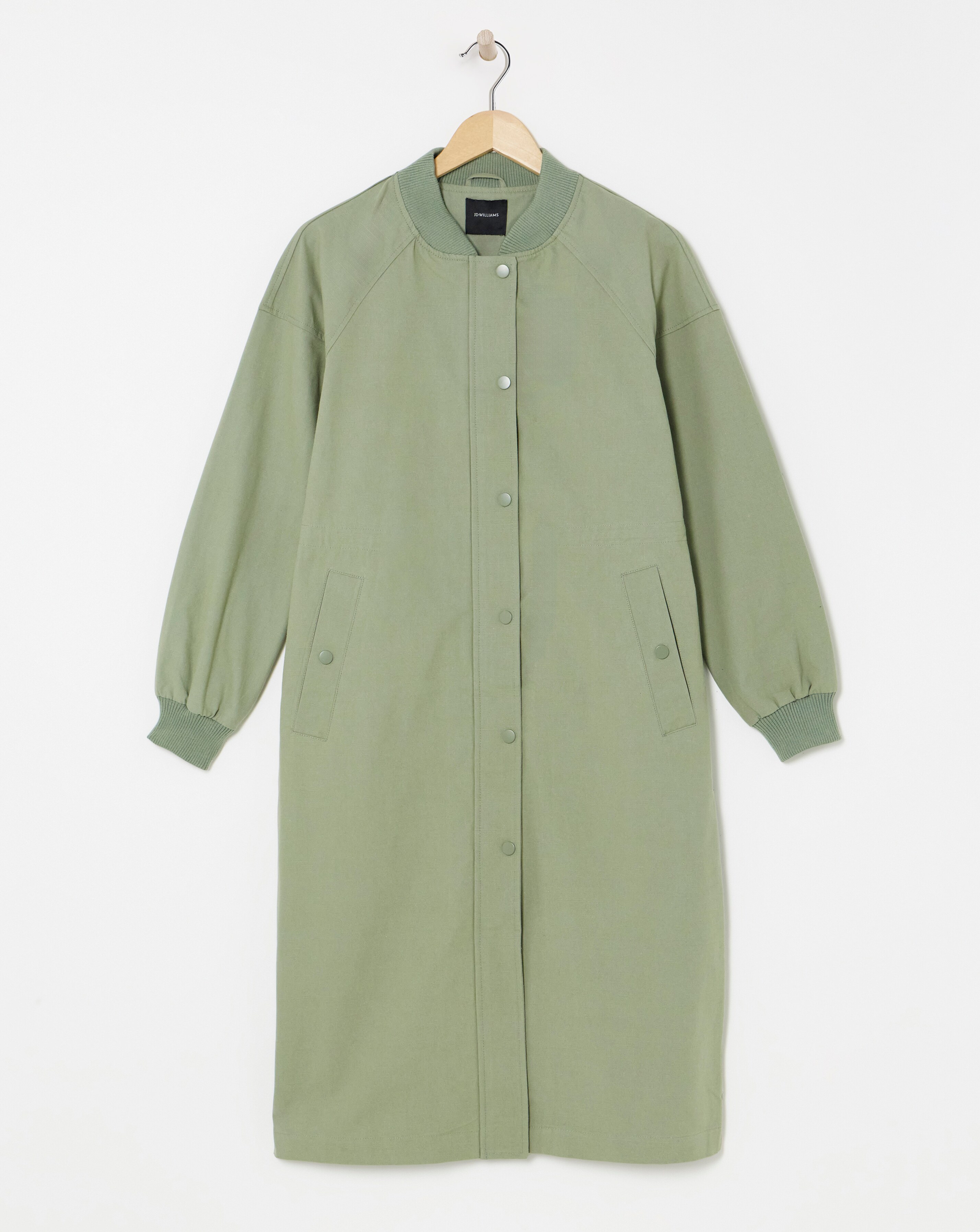 Longline Bomber Jacket