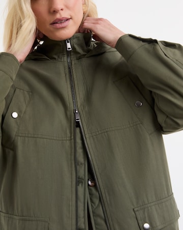 Khaki 3 In 1 Shower Resist Parka