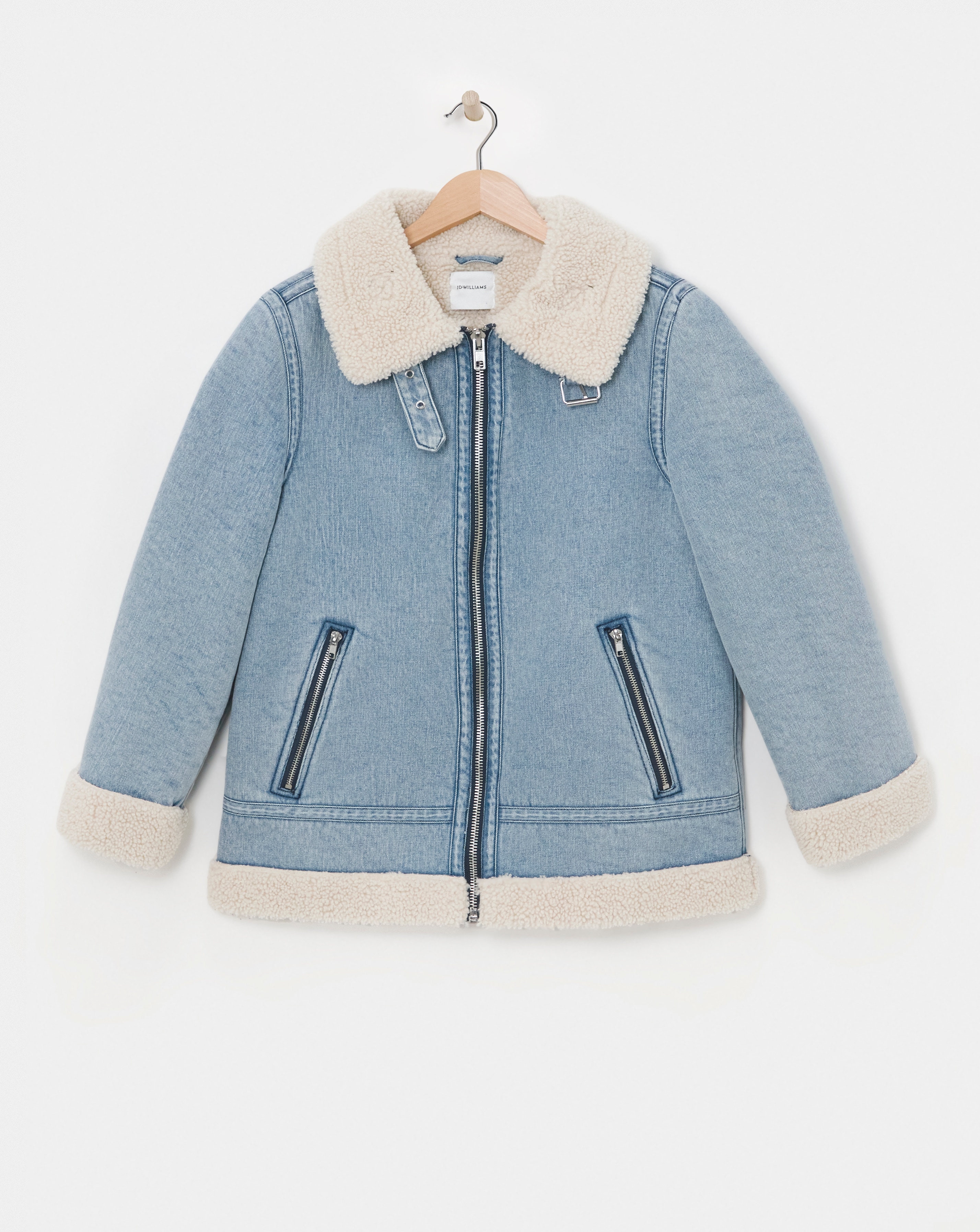 Denim Shearling Jacket