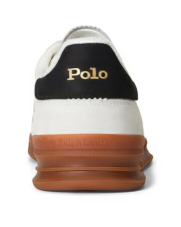 Polo Ralph Lauren Heritage Aera Trainer - Off White/Grey