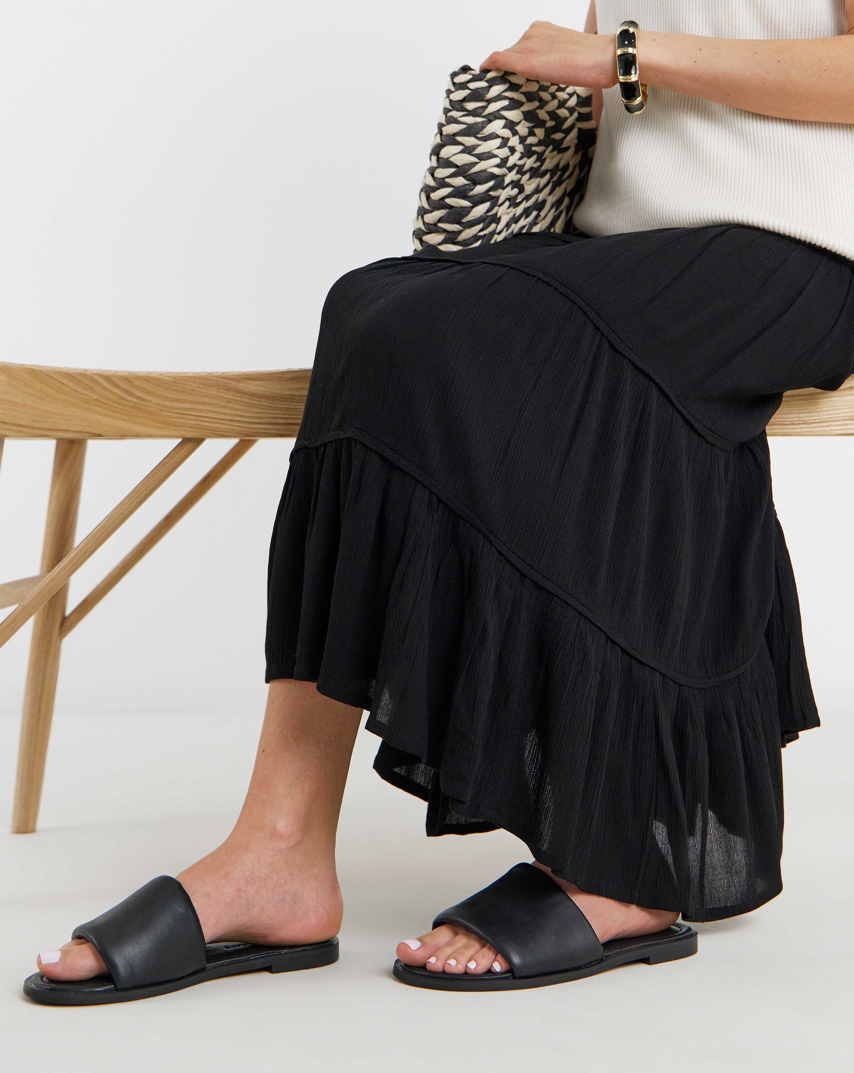 New In - Classic Flat Mules Wide