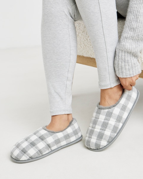 New In - Checkered Full Slipper Wide