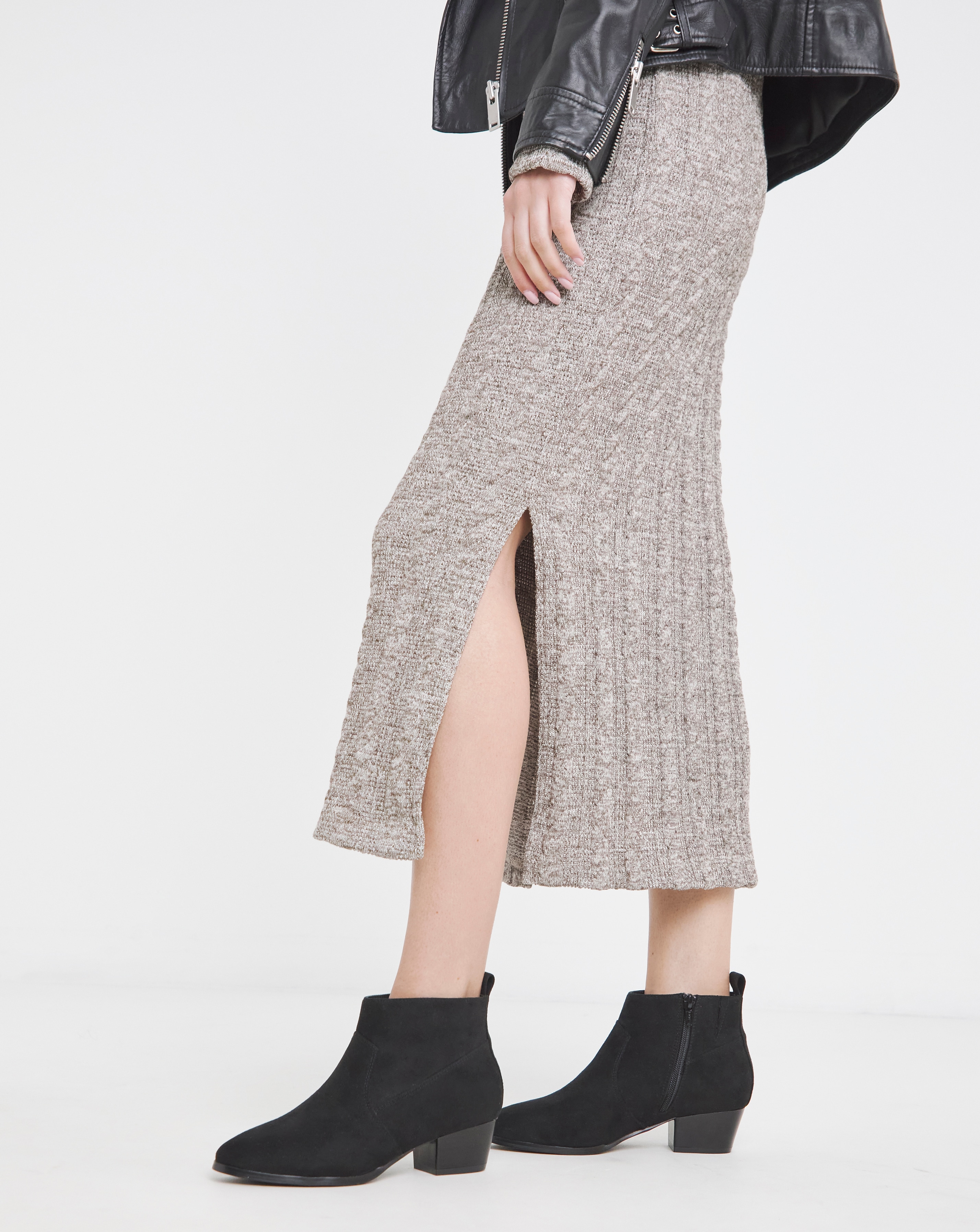 Block Heel Ankle Western Boot EEE Fit