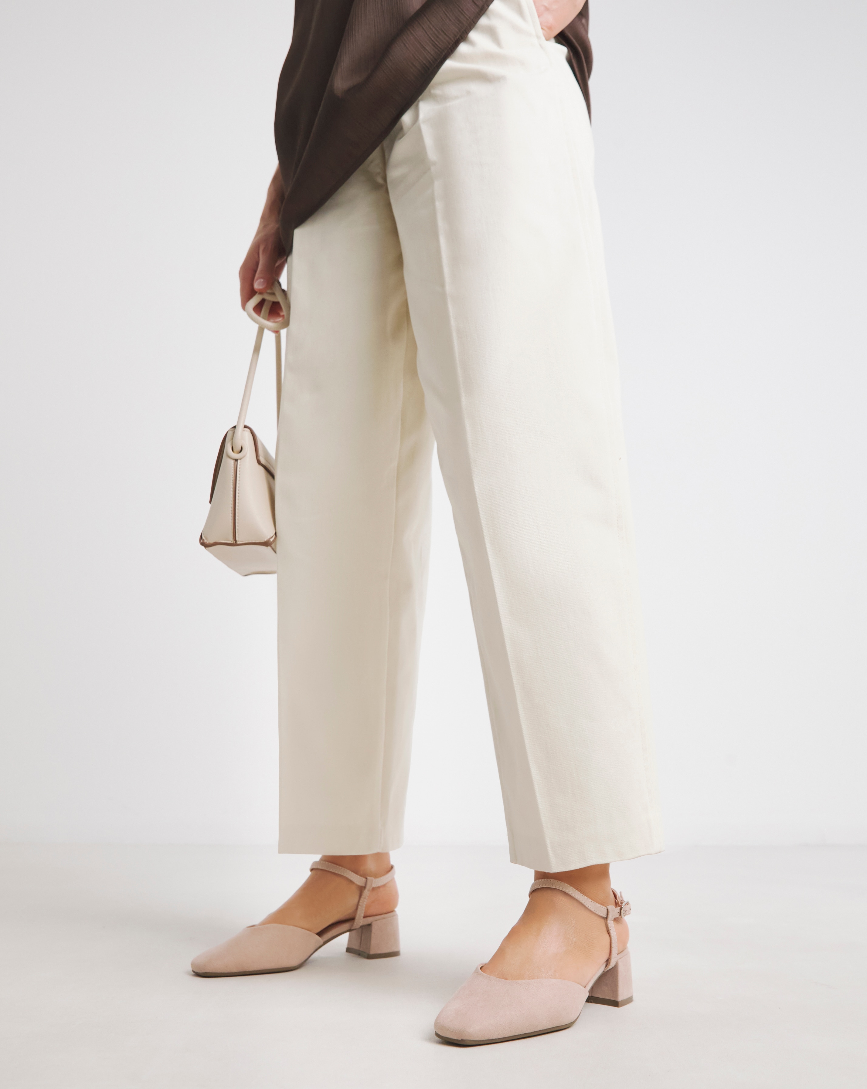 Two Part Heeled Shoes Ex Wide