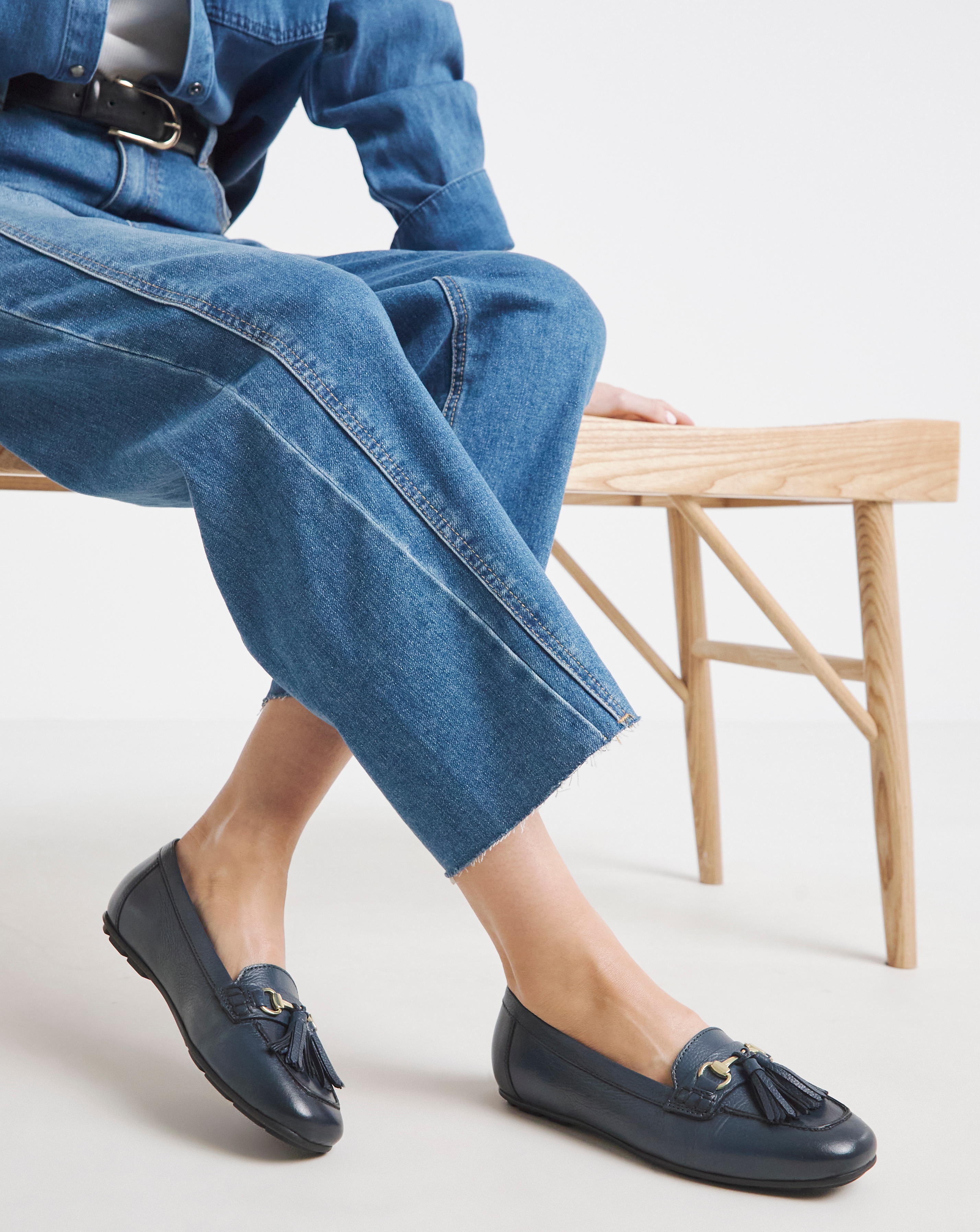 Leather Driving Moccasin Wide