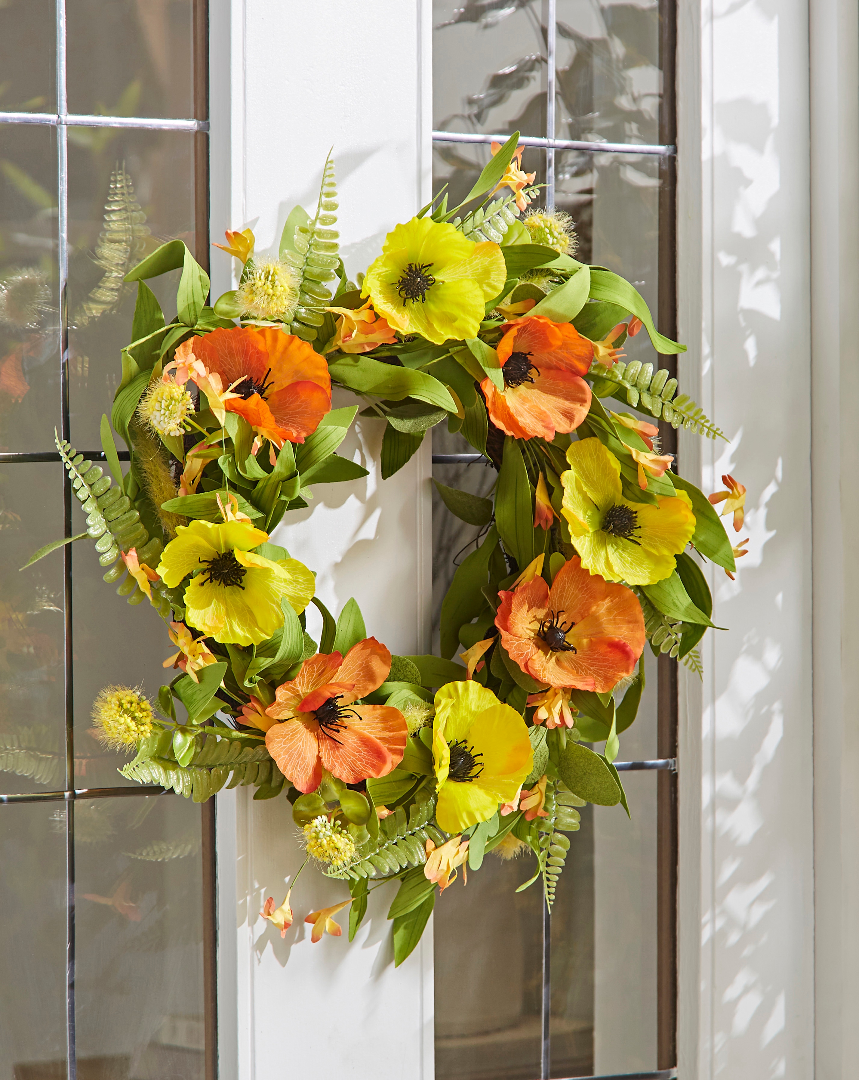 Poppies Wreath 45cm