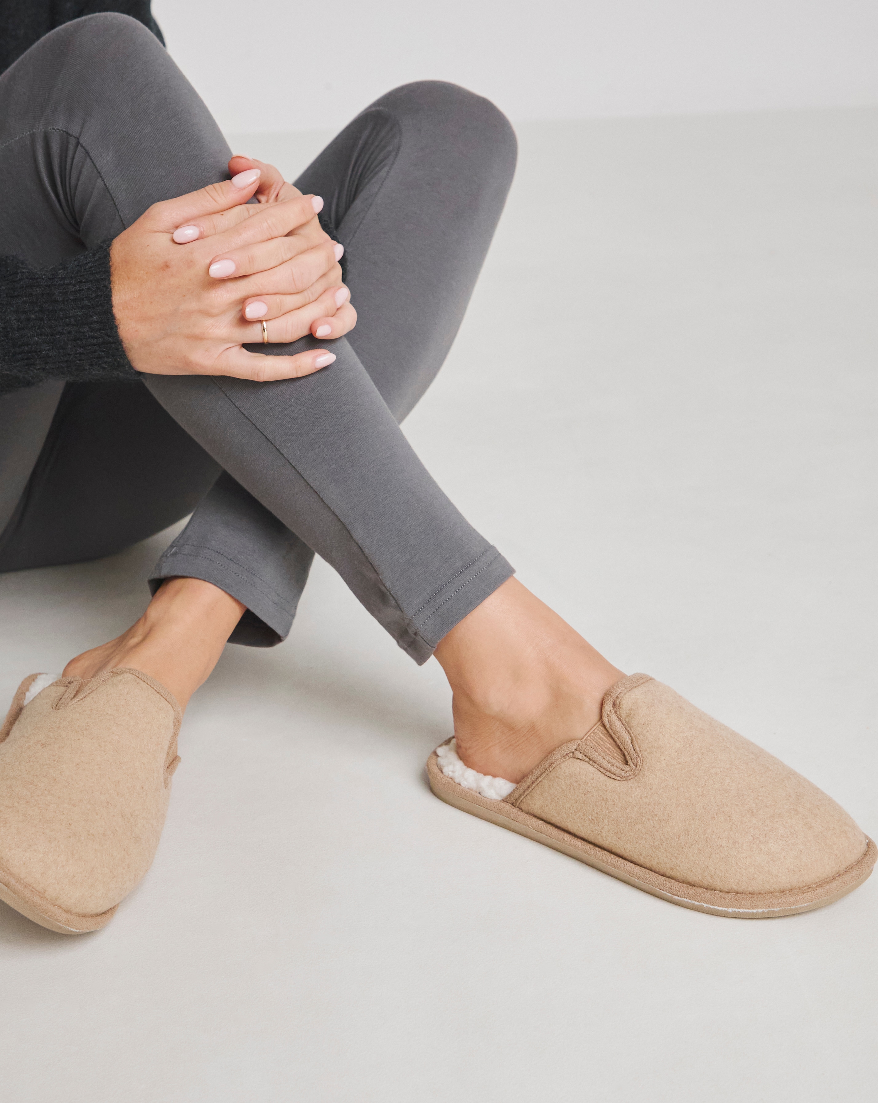 Open Toe Mule Ex Wide Fit